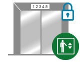 СКУД ограничение вызова лифта