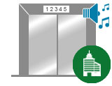 Аудиосопровождение в лифте Бизнес центре